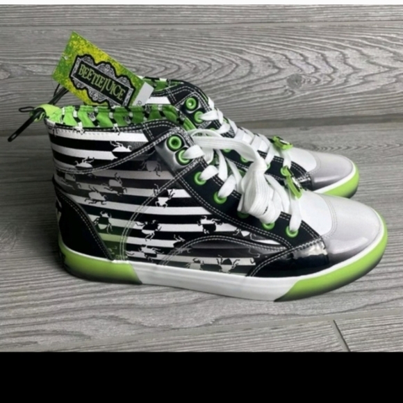 Hot Topic Shoes - Women's Beetlejuice Shoes. High Tops Hi-tops